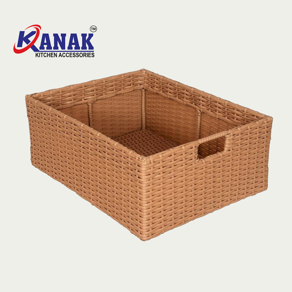 Golddust Wicker Basket - Camel