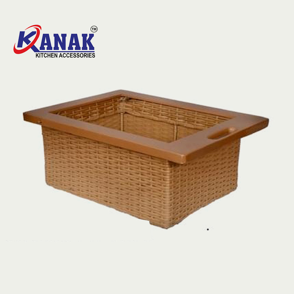 Golddust Wicker Basket - Kashmiri Camel